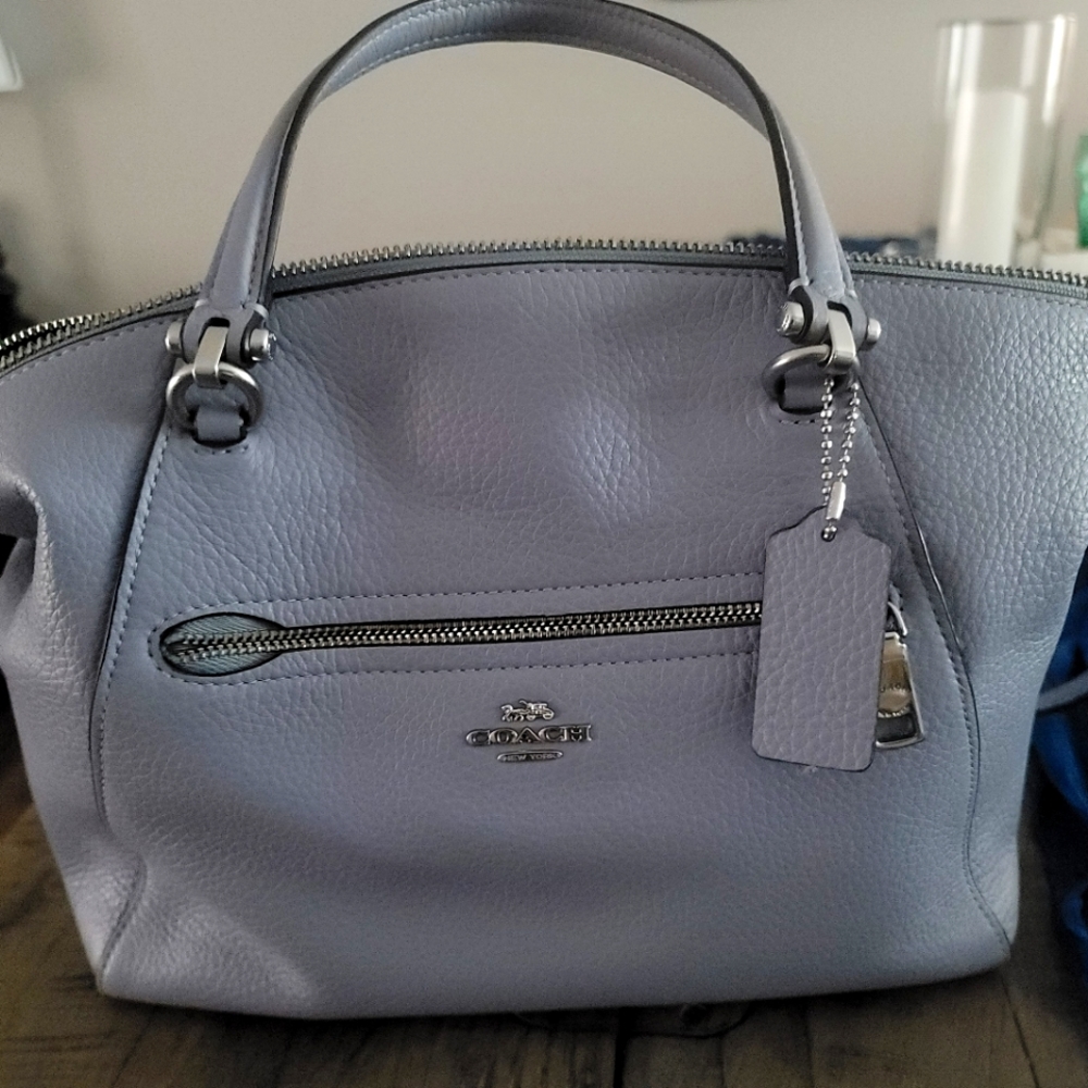 Coach Prairie Light Blue Crossbody Bag